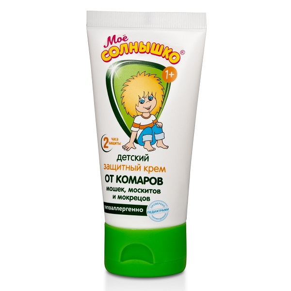 Мое Солнышко крем от комаров 50мл д/детей защитный
