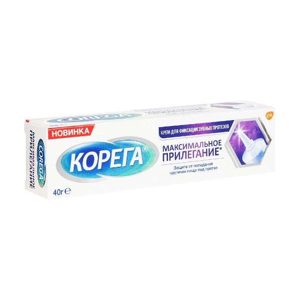 Корега (Corega) Крем д/фикс з/протезов 40г макс прилегание