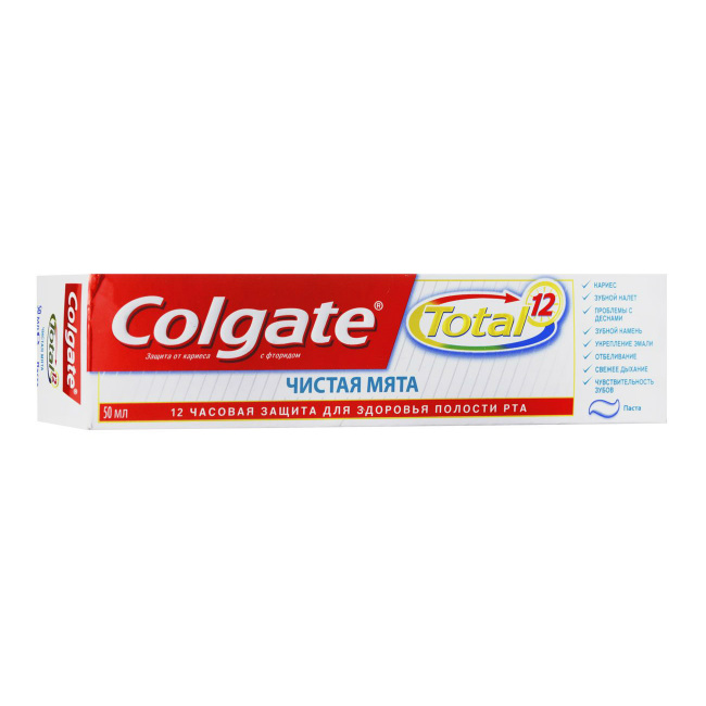 Колгейт (Colgate) Total 12 з/паста 50мл чистая мята