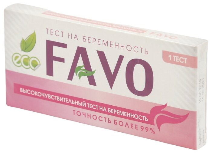 Фаво (Favo) Тест на беременность высокочувствительный 1 шт.