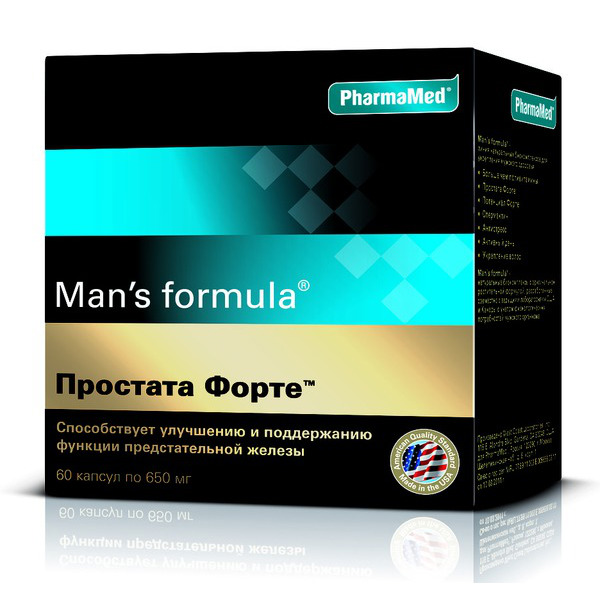 Мен С Формула (Man's formula) Простата Форте капс.№60