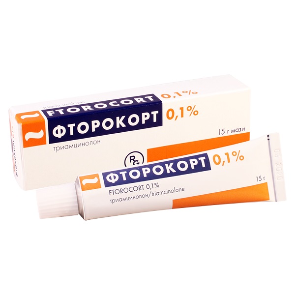 Фторокорт мазь 0,1% 15г