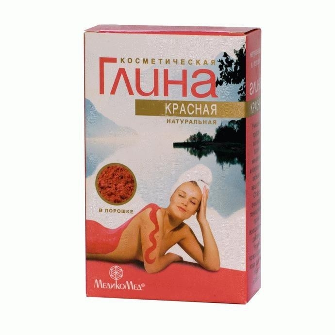 Глина красная косметическая 100г