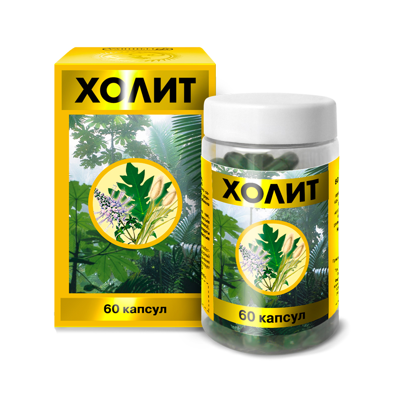 Холит,капс 550мг №60 PT Industry Jamu Borobudur