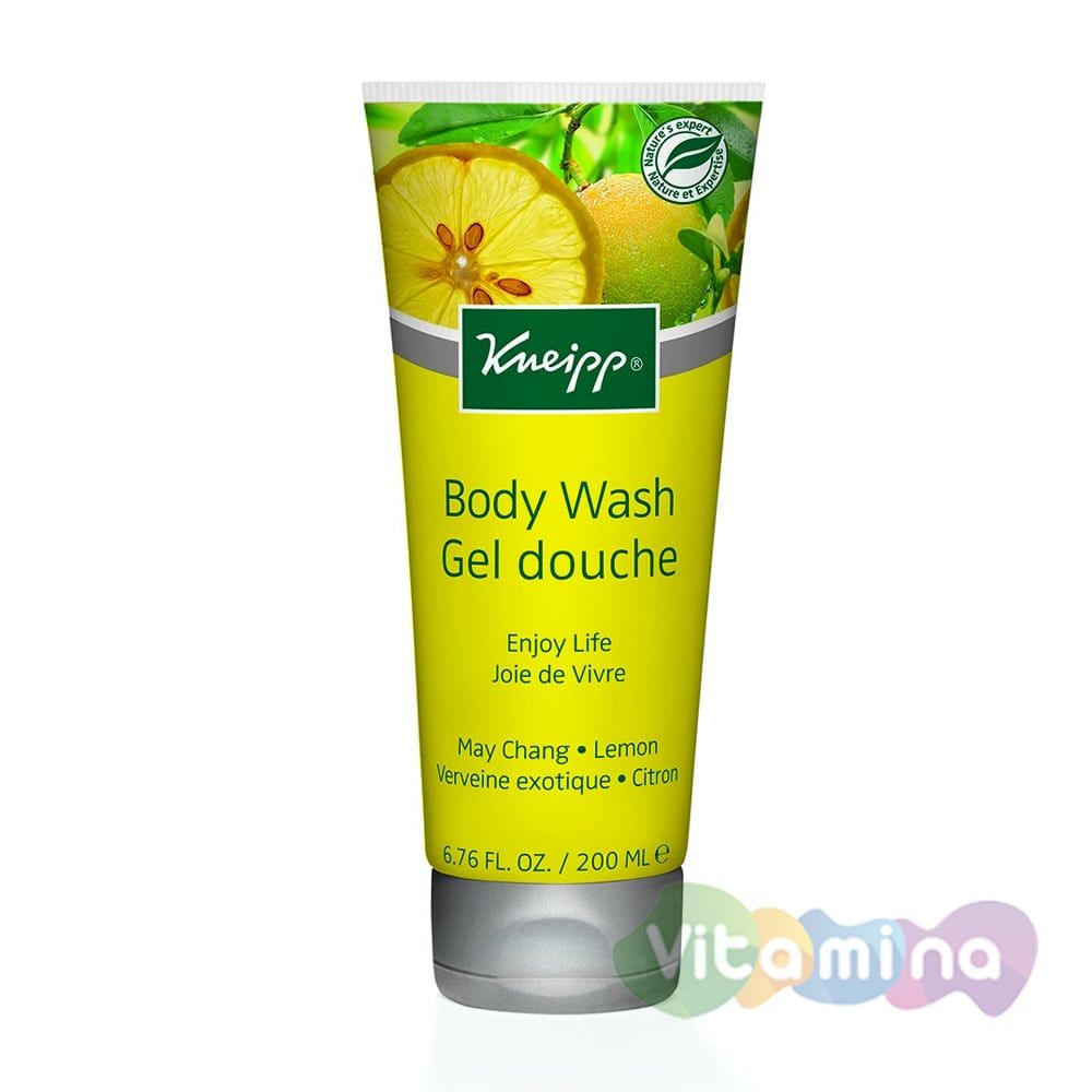 Гель для душа Kneipp с лимоном чувственное наслаждение 200мл