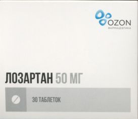 Лозартан таб ппо 50мг №30 Озон ООО