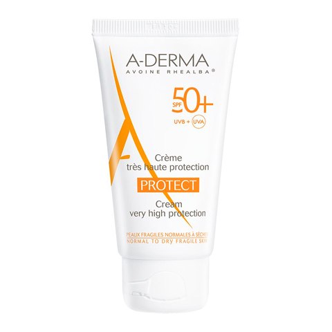 А-Дерма (A-Derma) Протект/Protect Крем солнцезащитный SPF 50+ 40 мл Пьер Фабр