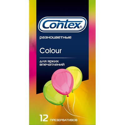 Контекс (Contex) Colour презервативы №12 цветные