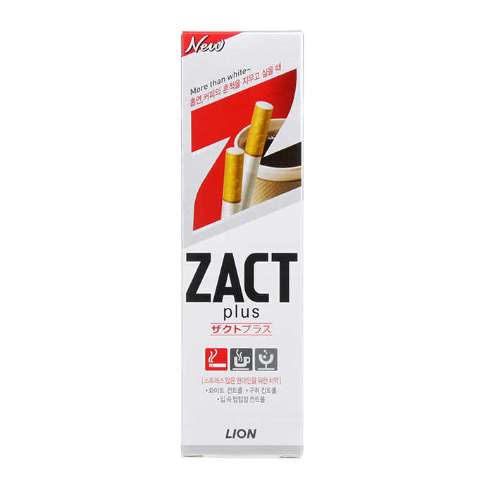 Лион (Lion) Zact plus Зубная паста отбеливающая 150 г