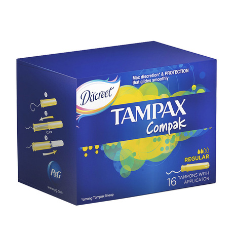 Тампакс (Tampax) Compak Regular тампоны №16 с аппликатором