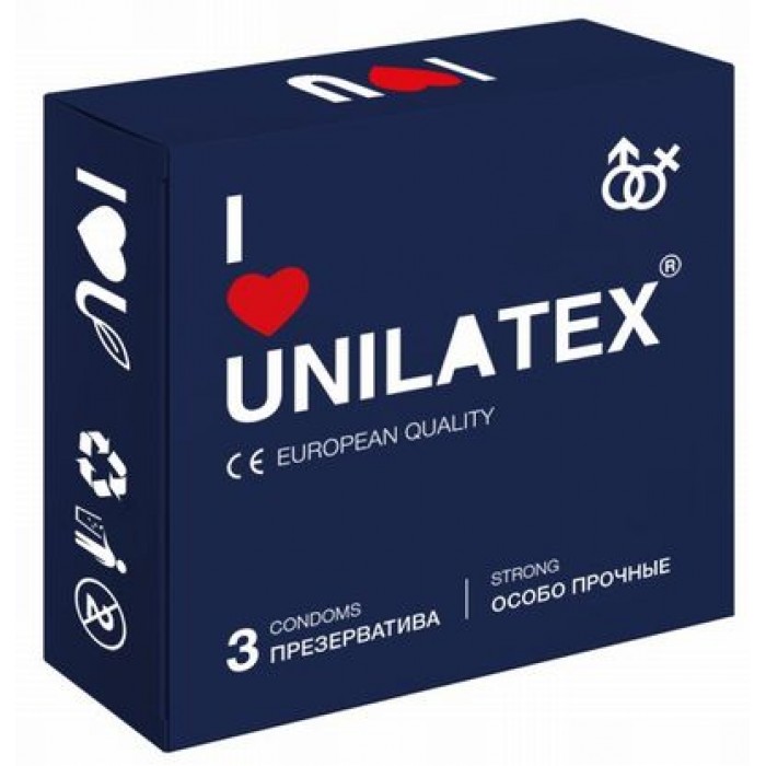 Презервативы Unilatex Extra Strong 3 шт.