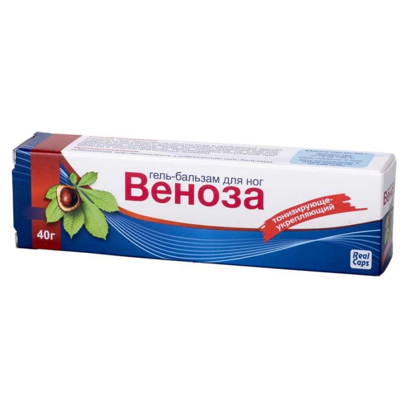 Веноза гель-бальзам д/нок тонизир.укрепл. 40 гр РеалКосметикс  АО