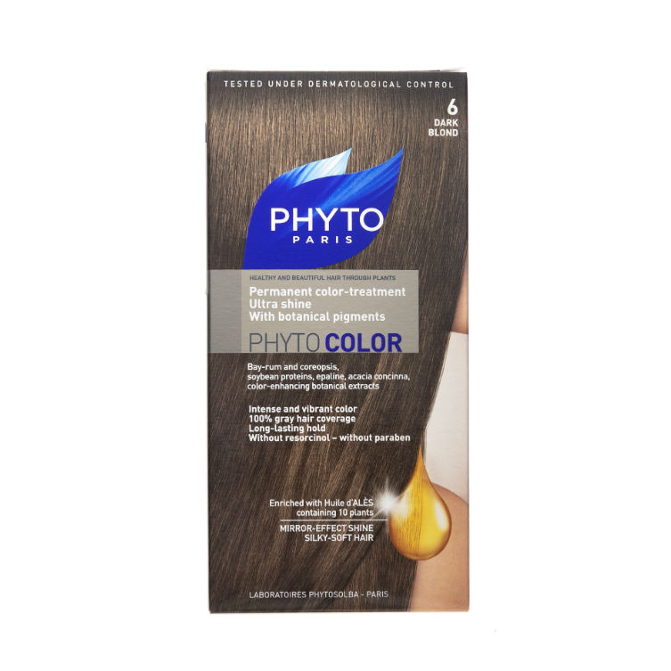 Фито (Phyto) Фитоколор/Phyto Color Краска для волос темный блонд оттенок 6 Фитосольба