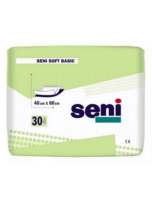 Сени (Seni) Soft Basic пеленки впитывающие 40смх60см №30