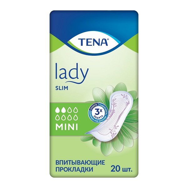 Тена (Tena) Lady Slim Mini Прокладки уролог №20