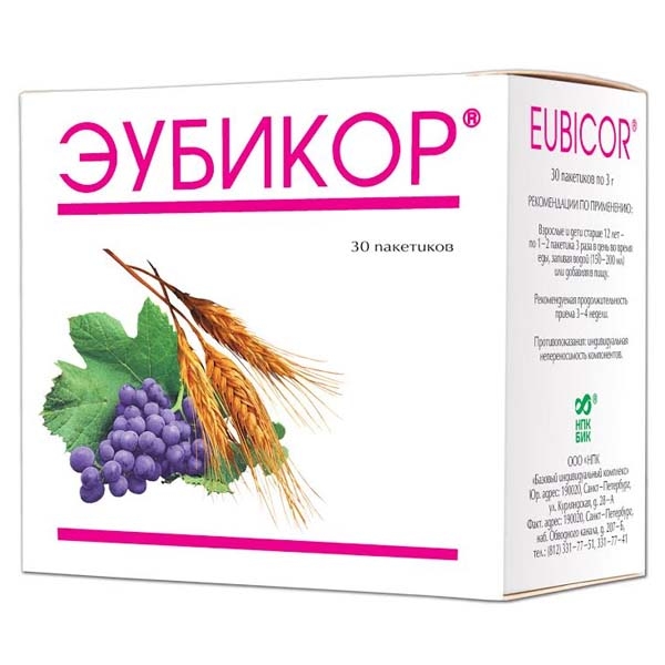 Эубикор порошок 3г №30