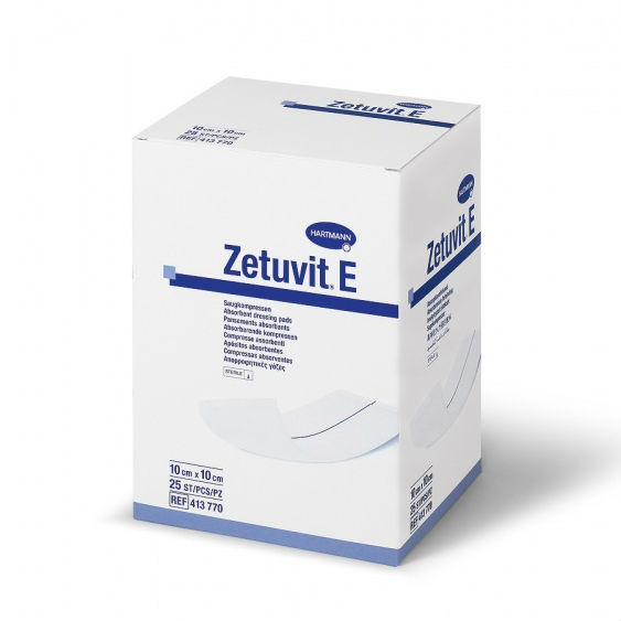 Повязка Цетувит Е/Zetuvit E 10 х 10 см 25 шт. Хартманн