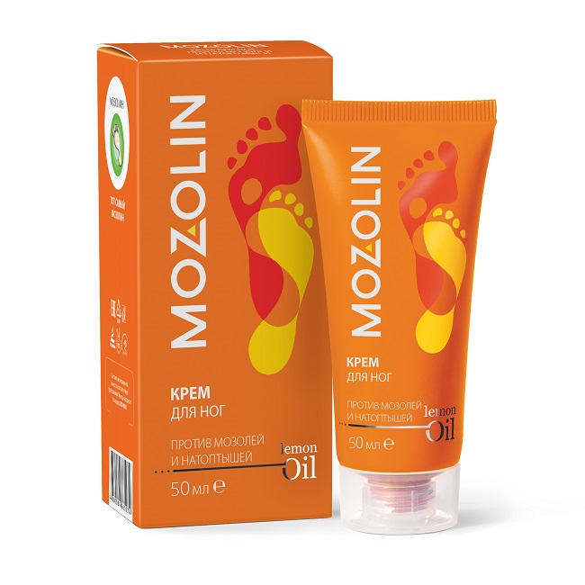 MOZOLIN Крем для ног размягчающий против мозолей и натоптышей 50мл