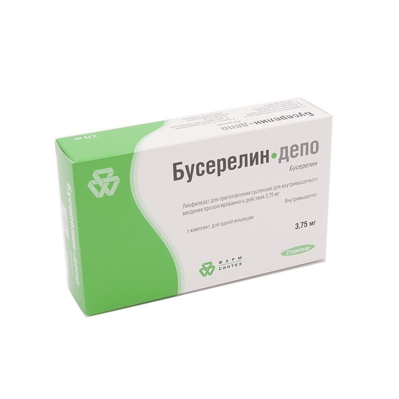 Бусерелин-депо лиоф.д/приг.сусп.в/м пролонг. дейст. 3.75мг №1 Фарм-Синтез