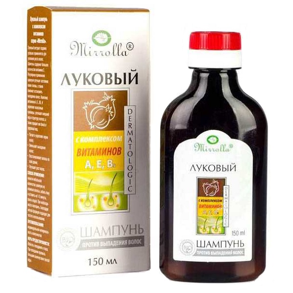 Мирролла (Mirrolla) Шампунь луковый с комплексом витаминов 150мл