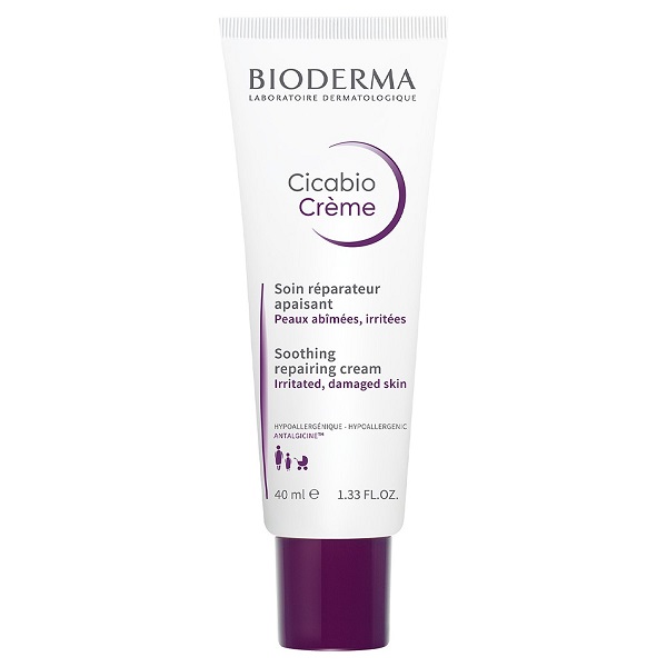 Биодерма (Bioderma) Цикабио/Cicabio Крем восстанавливающий успокаивающий 40 мл Б