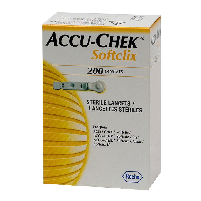 Акку Чек (Accu-Chek) Softclix Ланцеты д/прокола №200