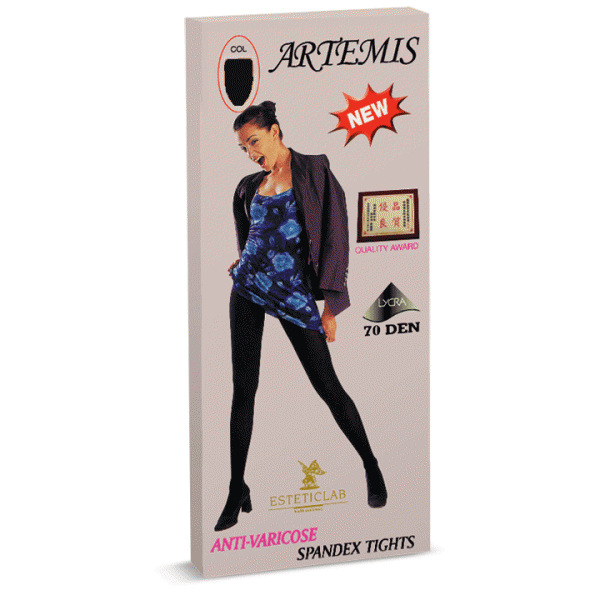 Артемис  колготки 1 кл компрес антиварик р.42-44 70den черн K. W. Innovations