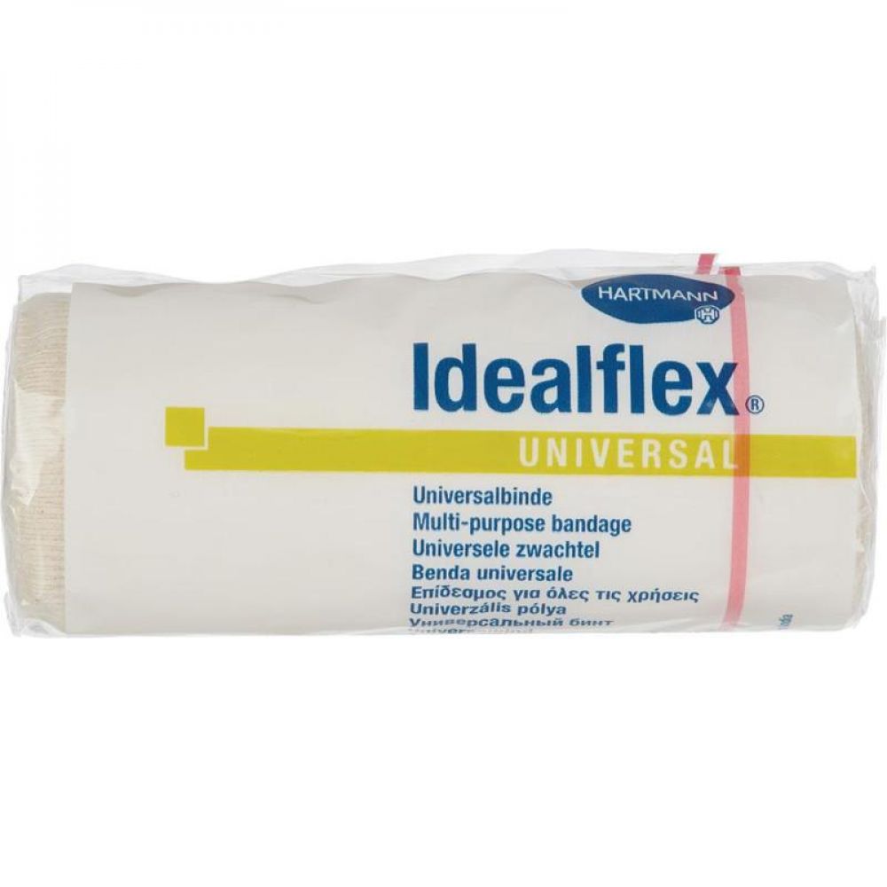 IDEALFLEX universal - 1шт среднераст. компрессионный бинт 12смх5м 9313242