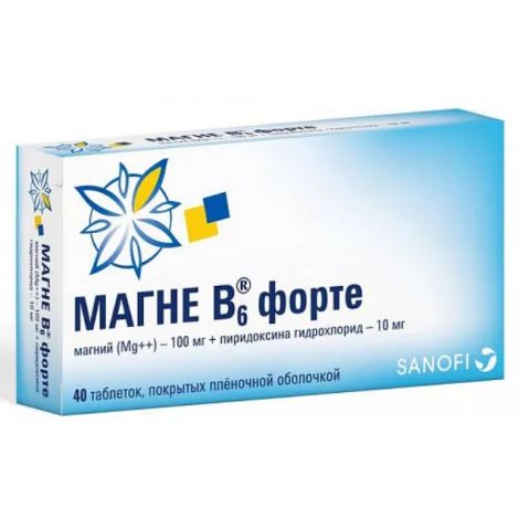 Магне В6 Форте таб ппо №40