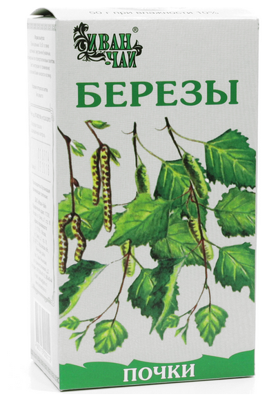 Березы Почки почки цельные пач 50г Иван-Чай ЗАО