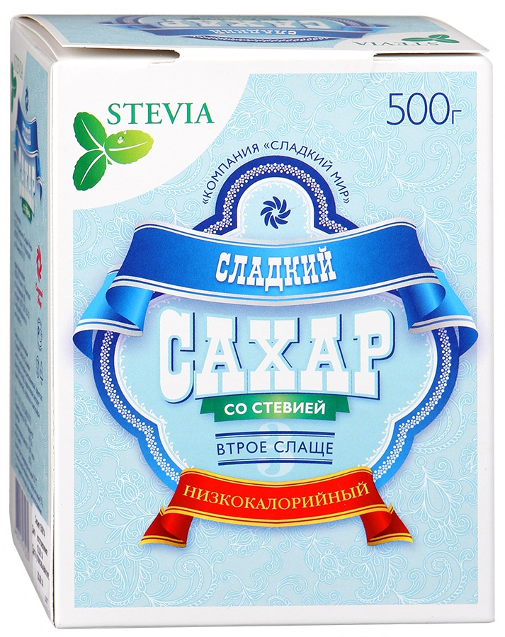 Сладкий Сахар белый с сукралоз/стевиозид 500г