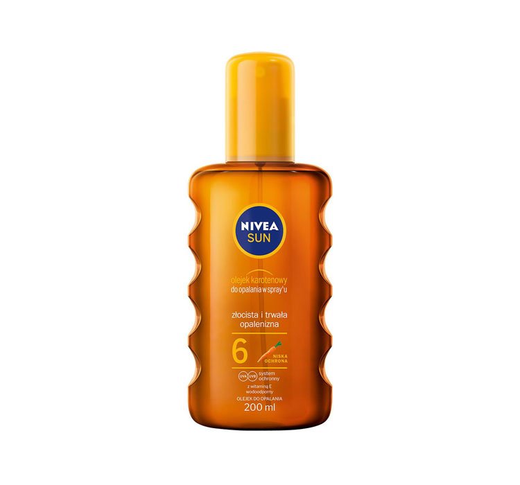 НИВЕЯ (NIVEA) SUN МАСЛО-СПРЕЙ ДЛЯ ЗАГАРА SPF 6 200 МЛ Beiersdorf AG