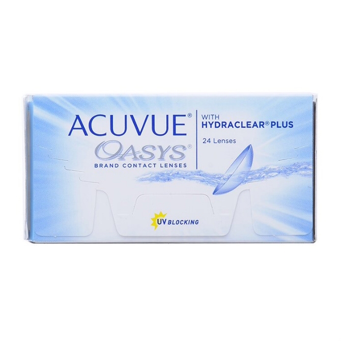 Контактные линзы Acuvue Oasys with Hydraclear Plus -8.00/8.8/14.0 24шт. Джонсон и Джонсон