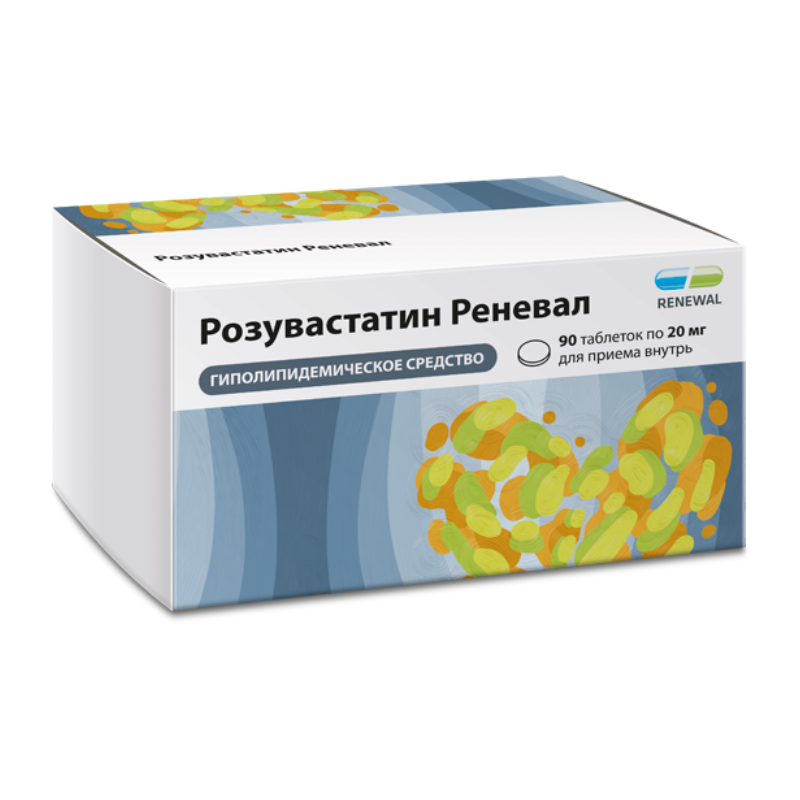 Розувастатин Реневал таб ппо 20мг №90