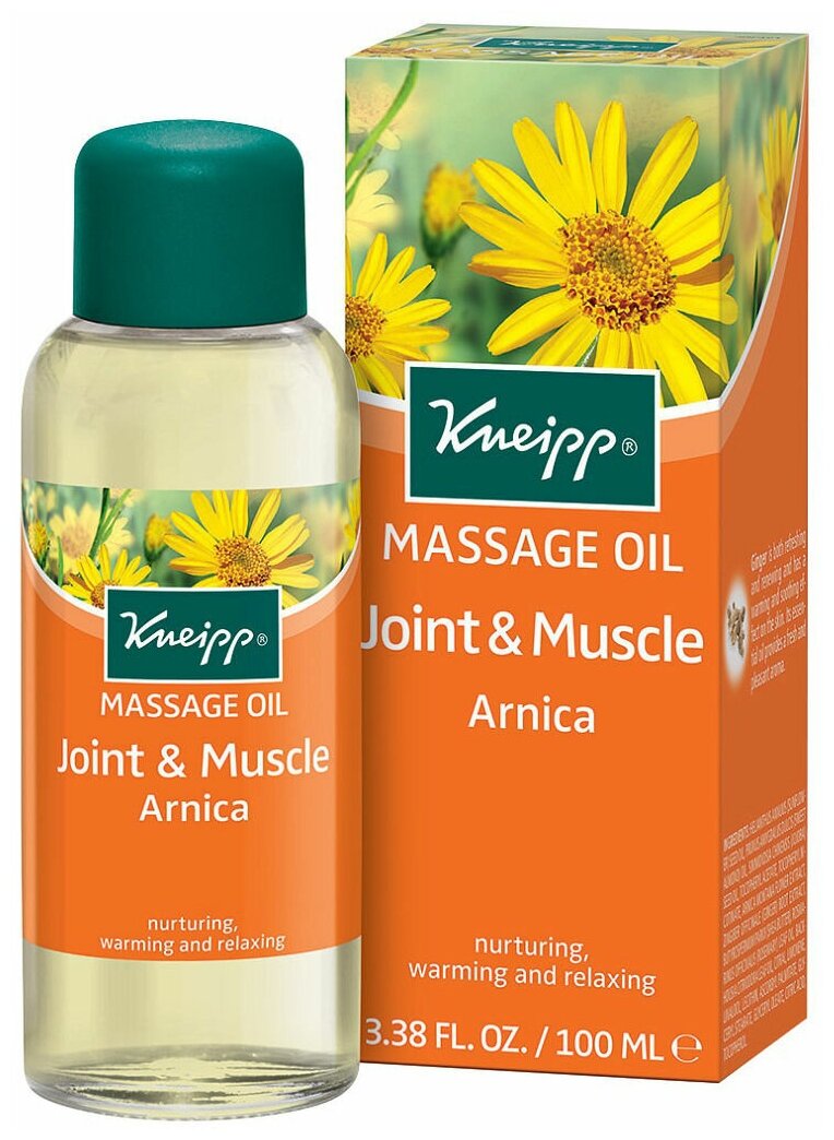 Kneipp Масло массажное для тела с арникой разогревающее 100 мл