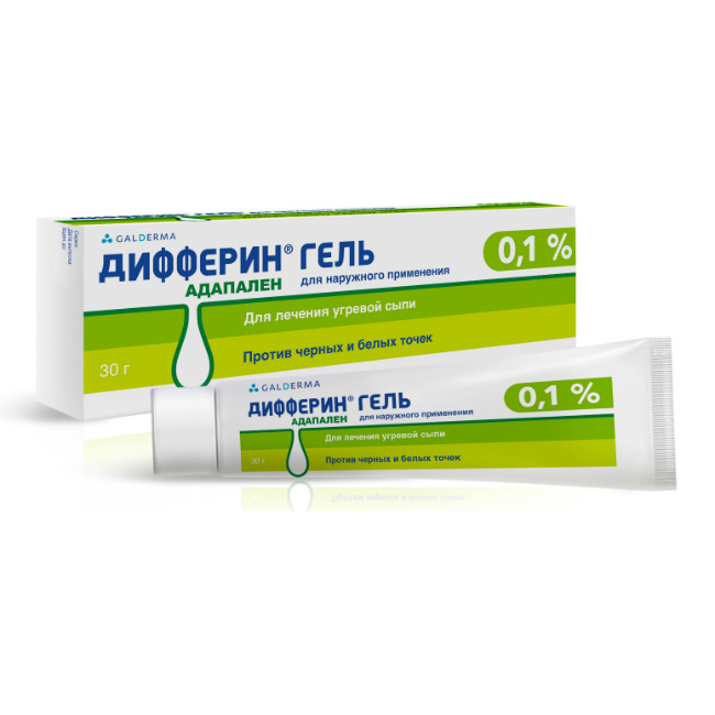 Дифферин гель д/наружн. прим. 0,1% 30г