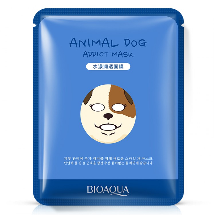 БиоАква (BioAqua) Animal Face Dog Маска для лица увлажняющая 30 г