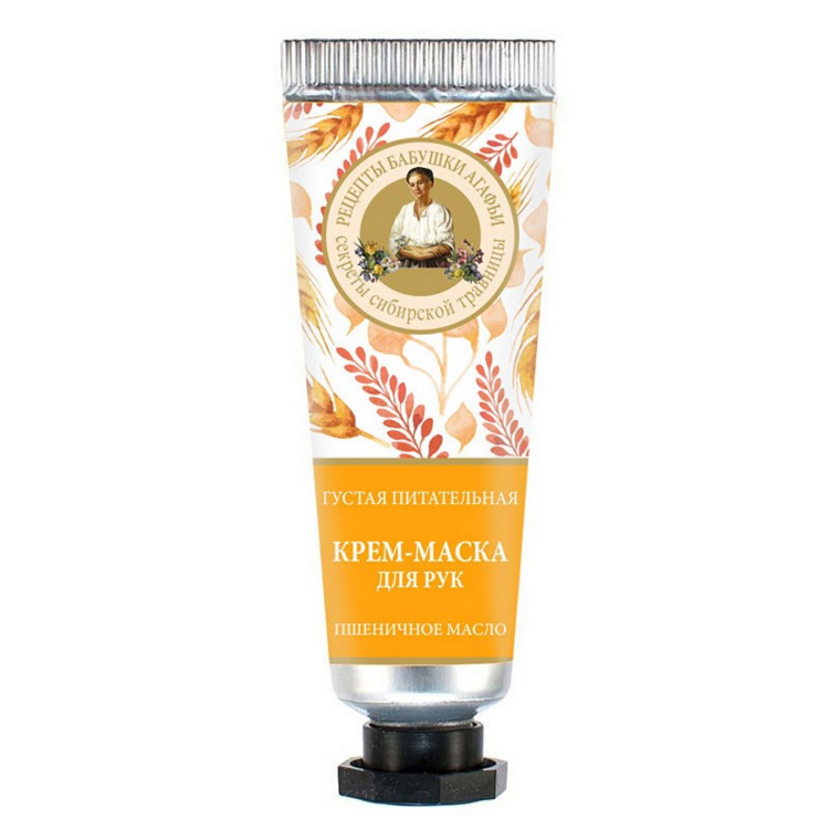 Рецепты бабушки агафьи крем-маска для рук густая питательная 30мл Первое решение ООО