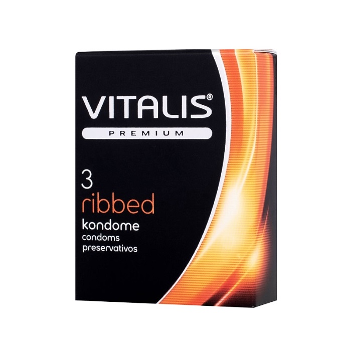 Презервативы Vitalis Premium ribbed №3 ребристые R&S Consumer goods GmbH