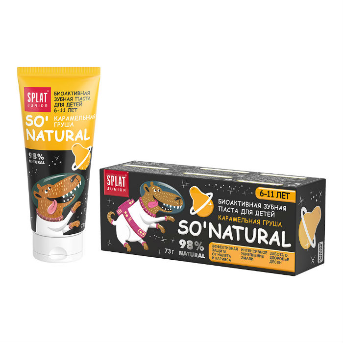 Сплат (Splat) Junior з/паста 6-11лет 73г карамельная груша