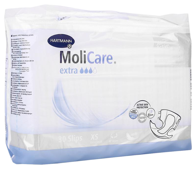 Моликар (MoliCare) Premium Extra Soft подг д/взрослых р.XS №30