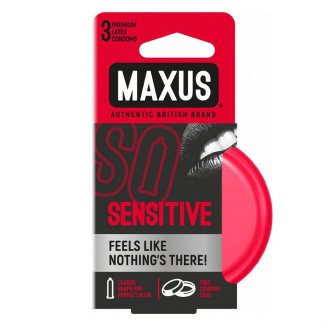 Презервативы MAXUS Sensitive ультратонкие 3 шт