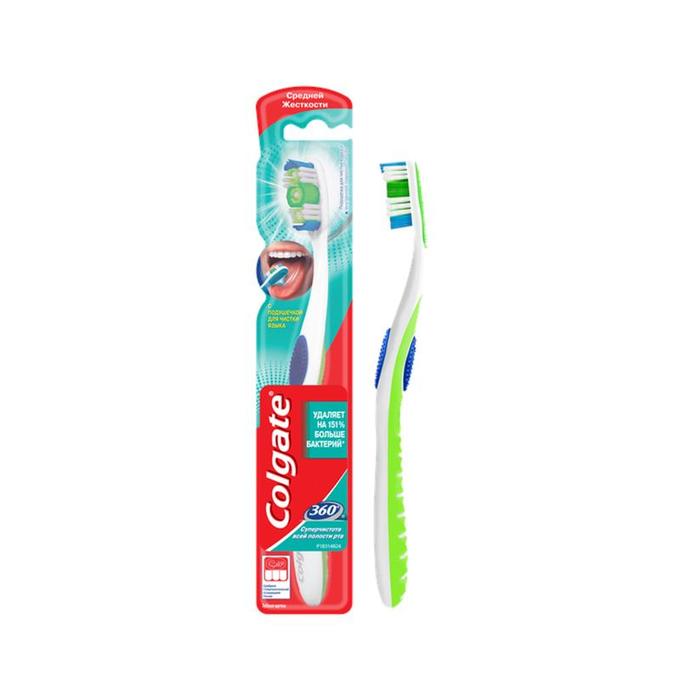 Колгейт (Colgate) 360 з/щетка сред жест супер чистота