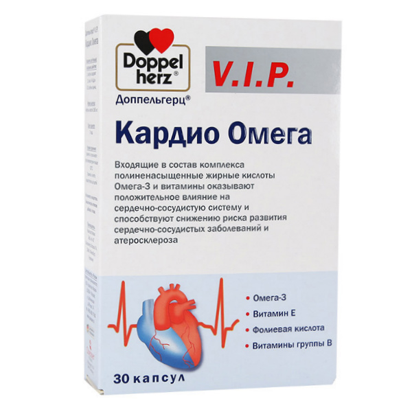 Доппельгерц VIP Кардио Омега капс №30