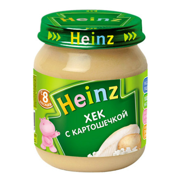 Хайнц (Heinz) Пюре хек с картошечкой 8 мес. 120 г