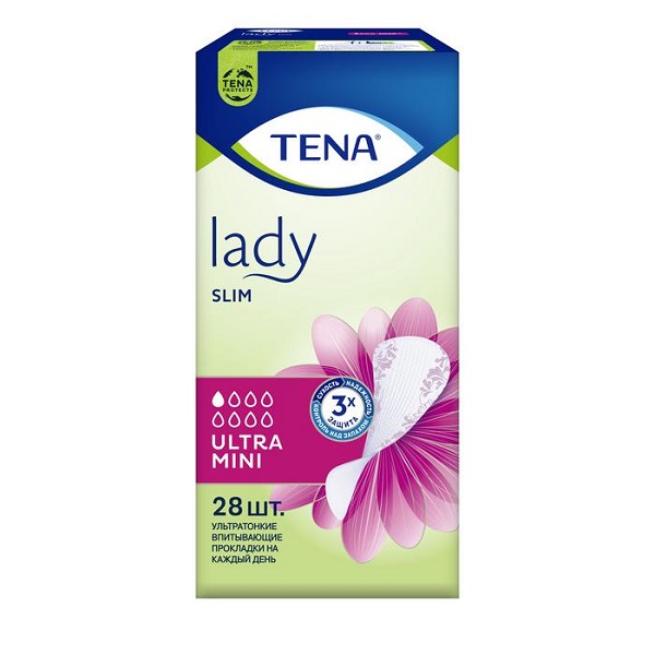 Тена (Tena) Lady Slim Ultra Mini Прокладки уролог №28