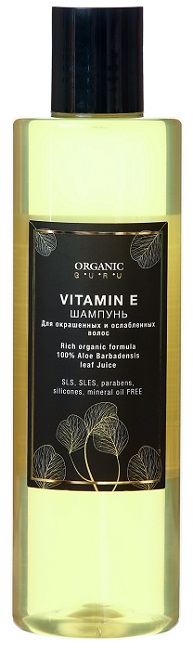 Органик Гуру (Organic Guru) Шампунь Витамин E 250мл энергия и защита