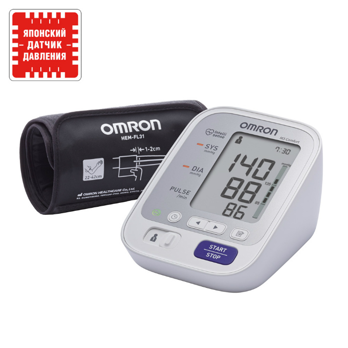 Тонометр Omron M3 Comfort HEM-7134-E