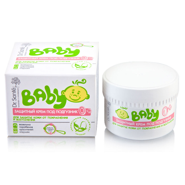 ДОКТОР САНТЕ (DR. SANTE) BABY ЗАЩИТНЫЙ КРЕМ ПОД ПОДГУЗНИК, 60 МЛ Эльфа НПО
