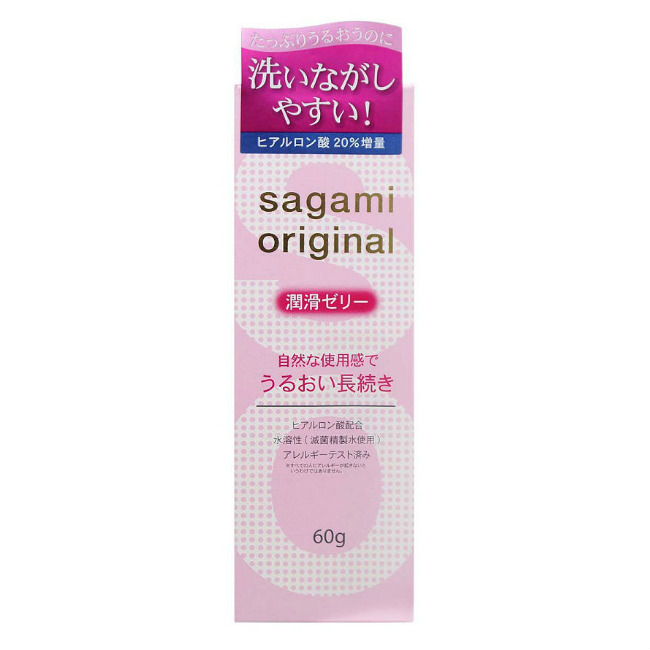 Гель-смазка Sagami Original на водной основе с гиалуроновой кислотой 60 г